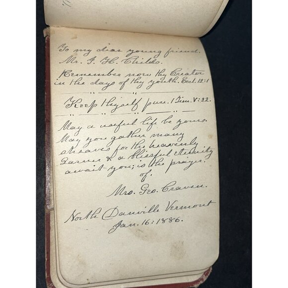 4 Antique Books Autograph 1880s Northbridge MA The Gold Bug Edgar Allan Poe +2 - Picture 14 of 16